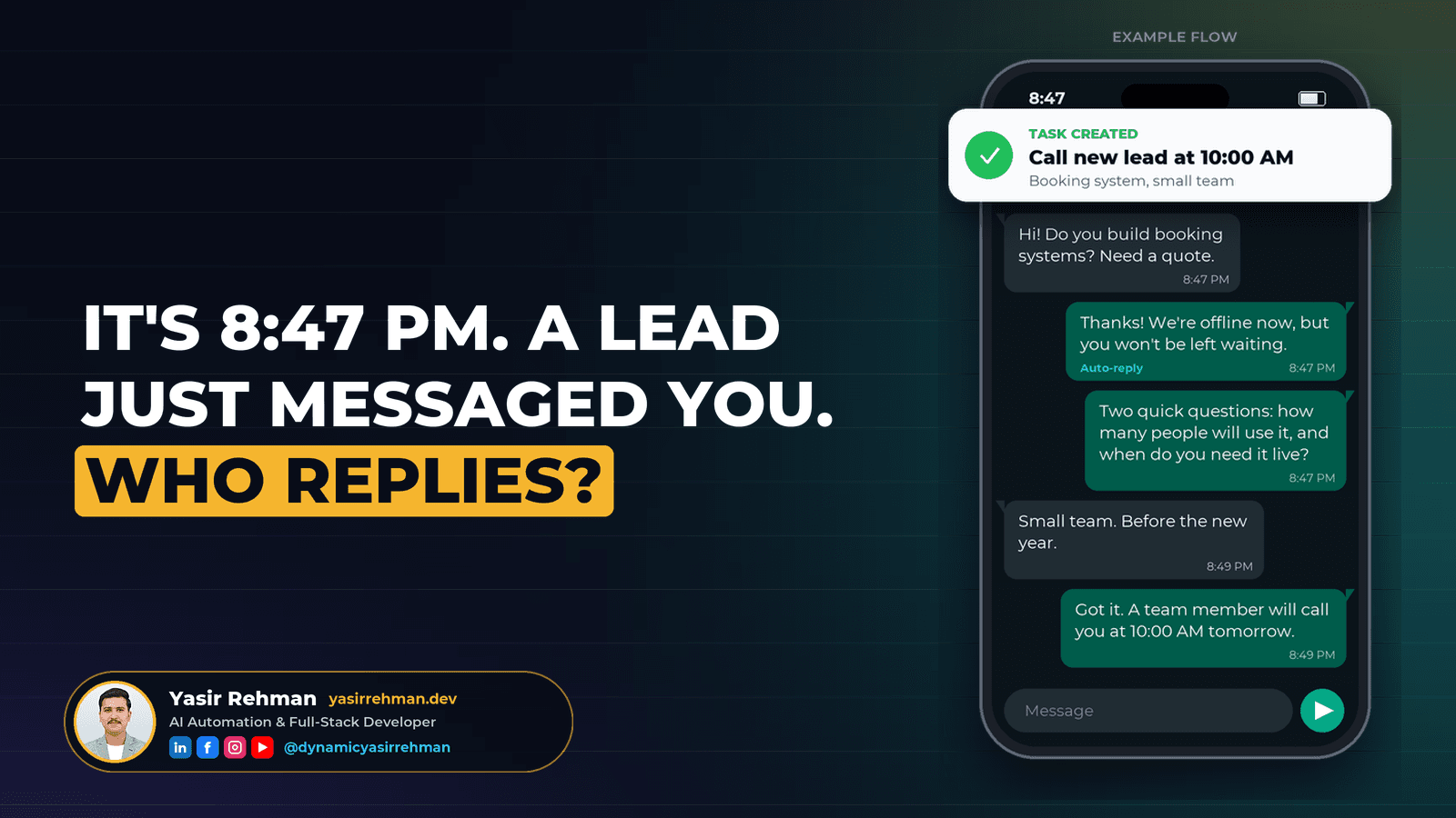 Why Leads Go Cold After Hours (and 3 Questions to Ask Before You Automate)