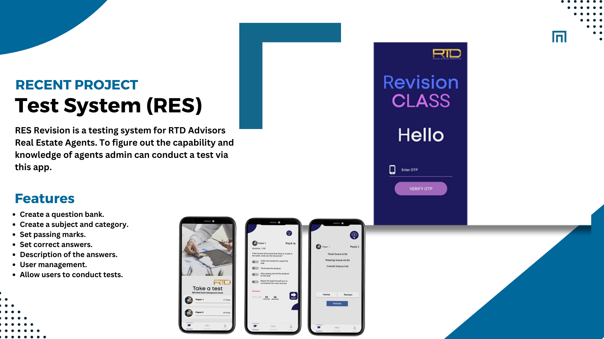 RES — Real Estate Agent Testing System