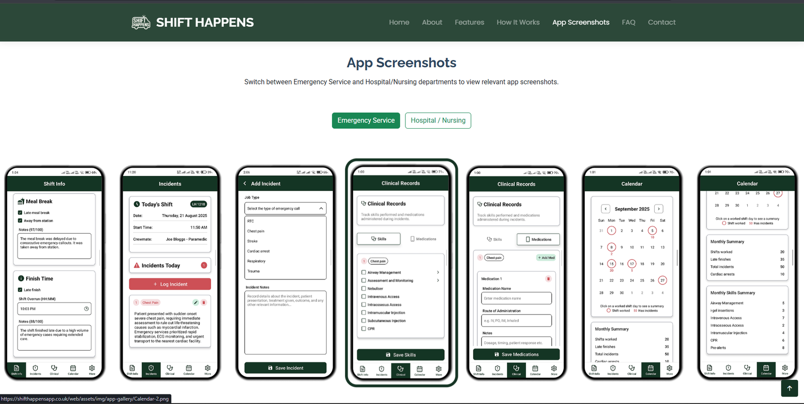 Healthcare Shift Management & Clinical Records App 2