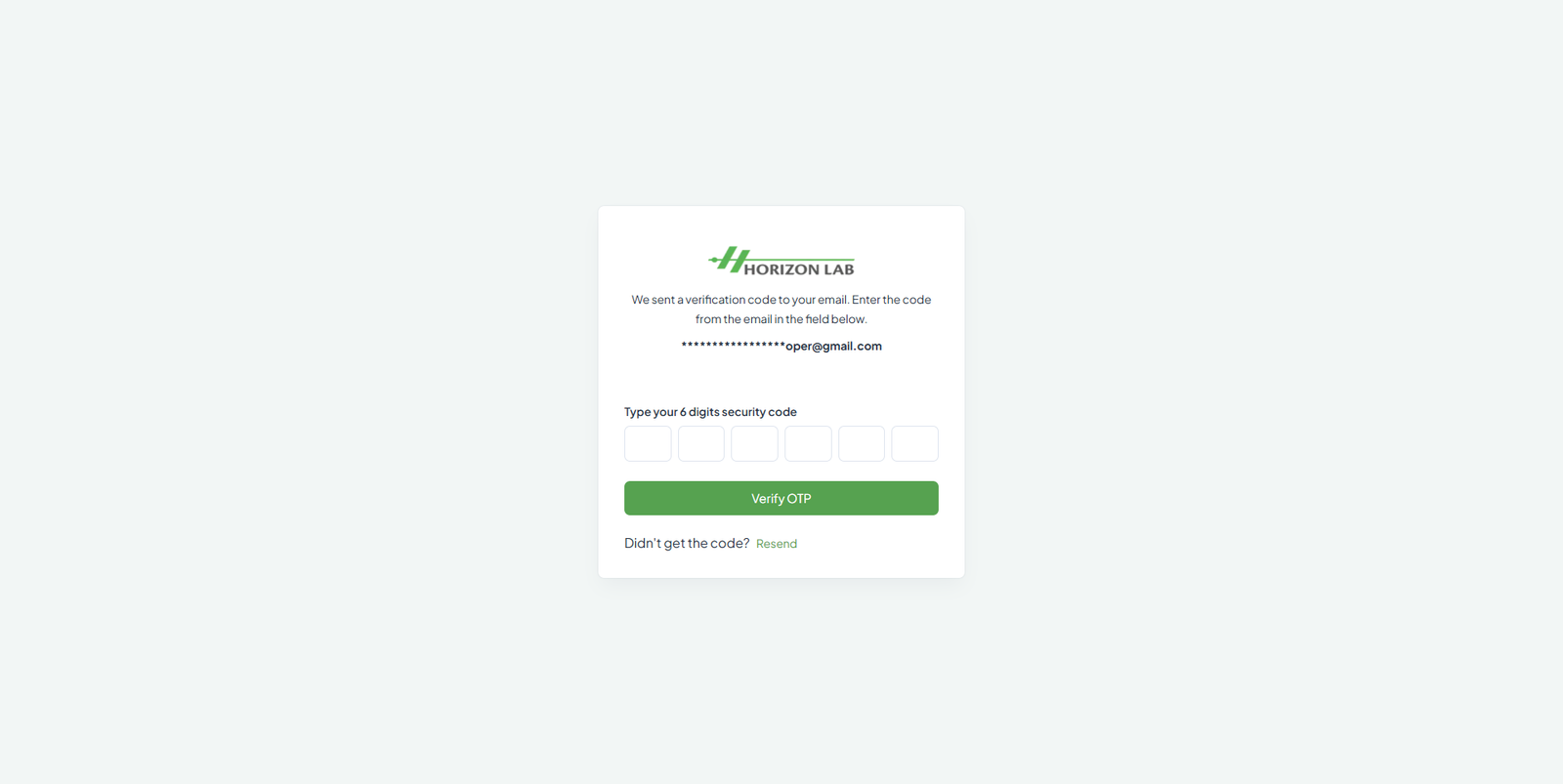 Horizon Lab — Testing Management System 1