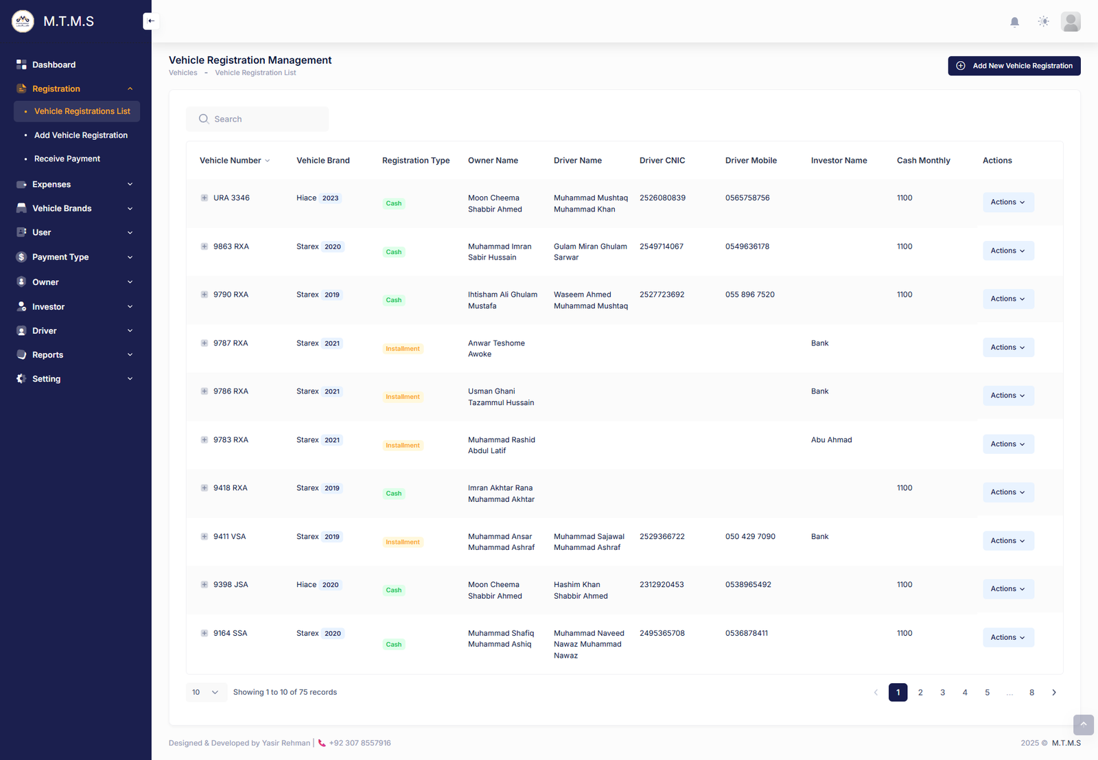Transport Management System (TMS)